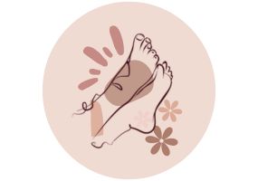 Illustration Pieds réflexologie plantaire